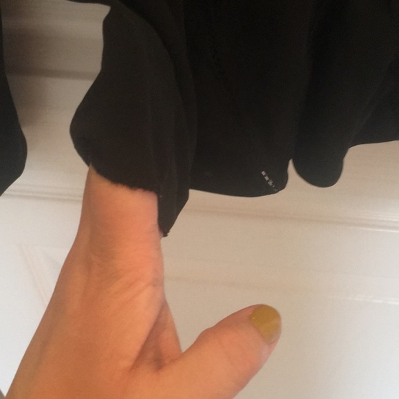 DKNY black silk blazer with “lacing” - Picture 8 of 9